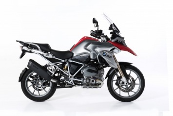 BOS Desertfox Black Edition Einddemper met Euro4 keuring BMW R 1200 GS / Adventure 2017 - 2020